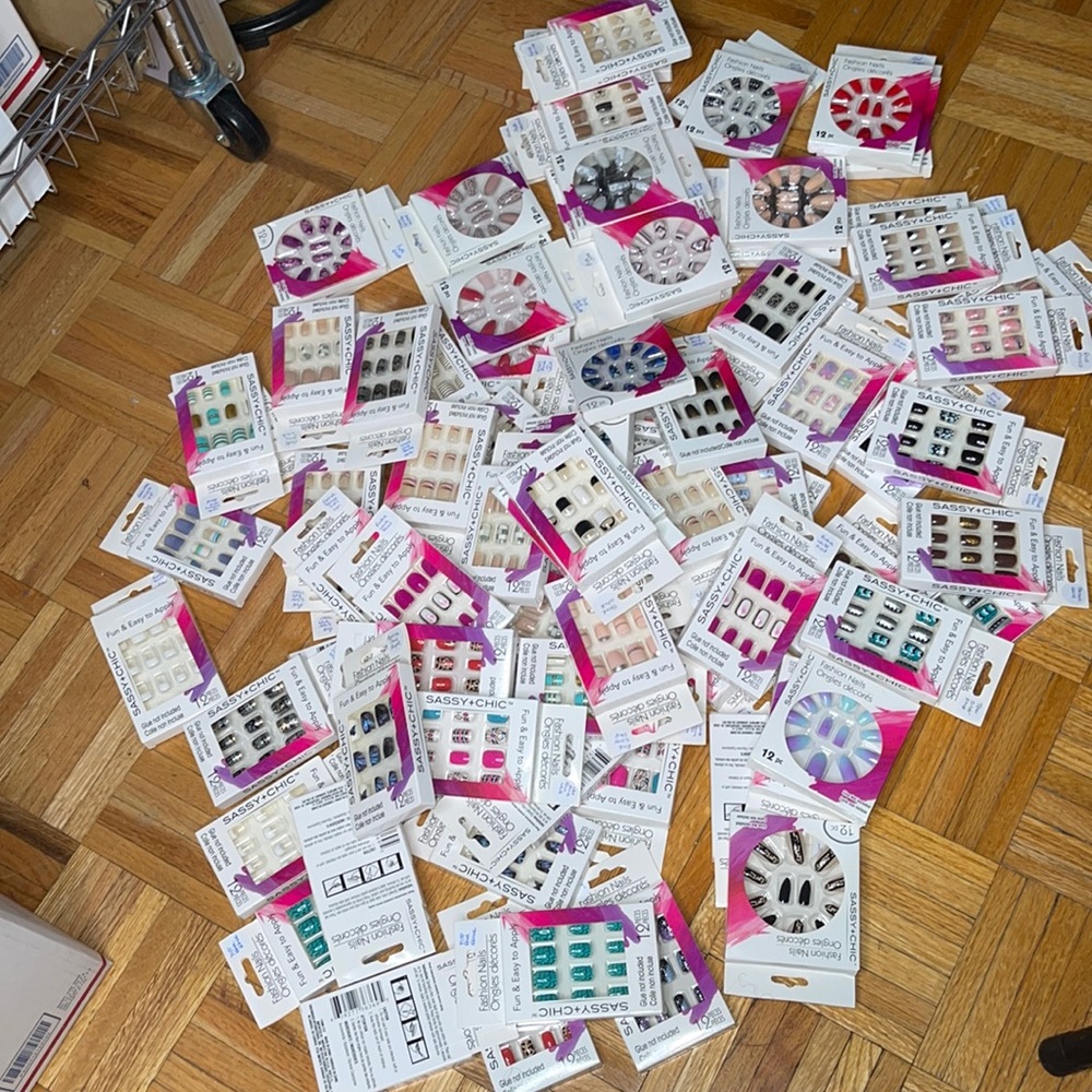 94 Packs!! - MEGA ARTIFICIAL NAILS BUNDLE!!🙌🙌